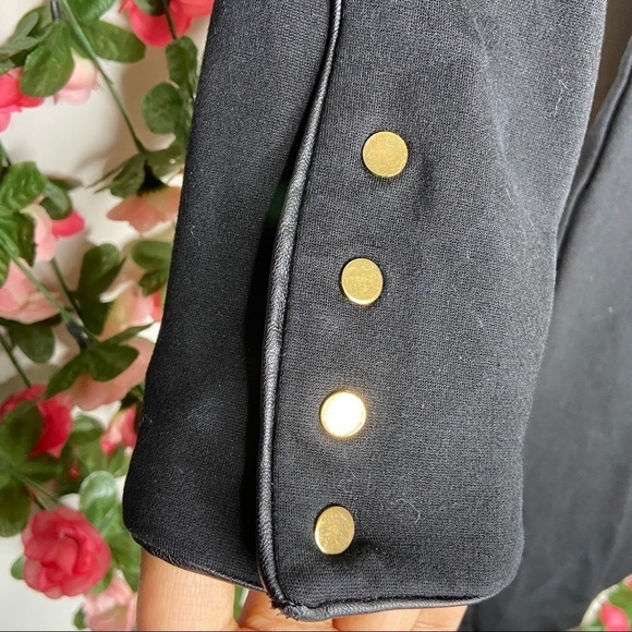 Akira Black Label Mini Dress Bodycon Gold wrist S - Picture 3 of 7